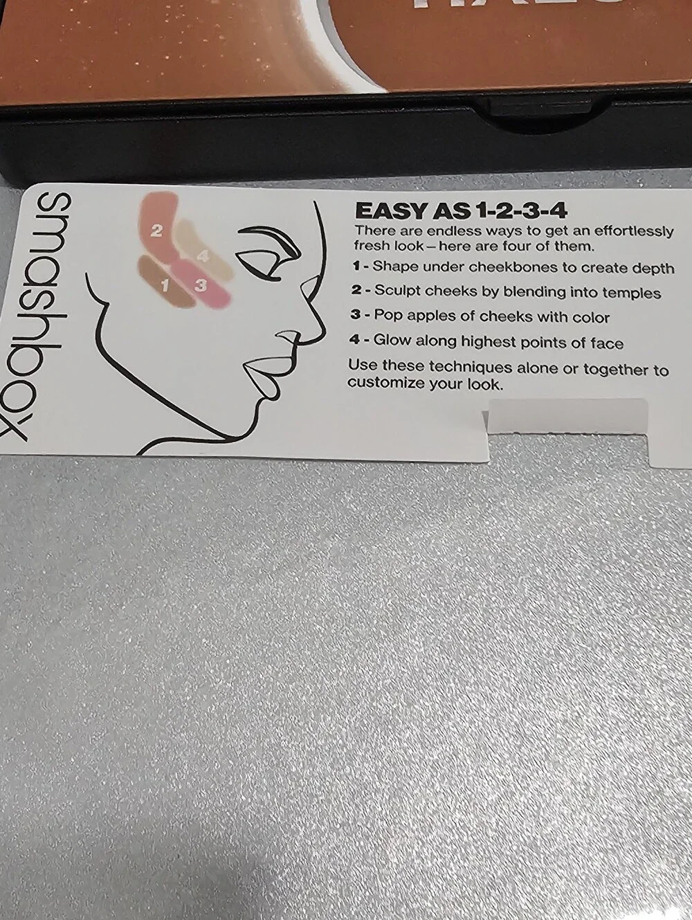 Smashbox Halo Sculpt Glow Palette Contour Blush Highlighter - Back To Cali